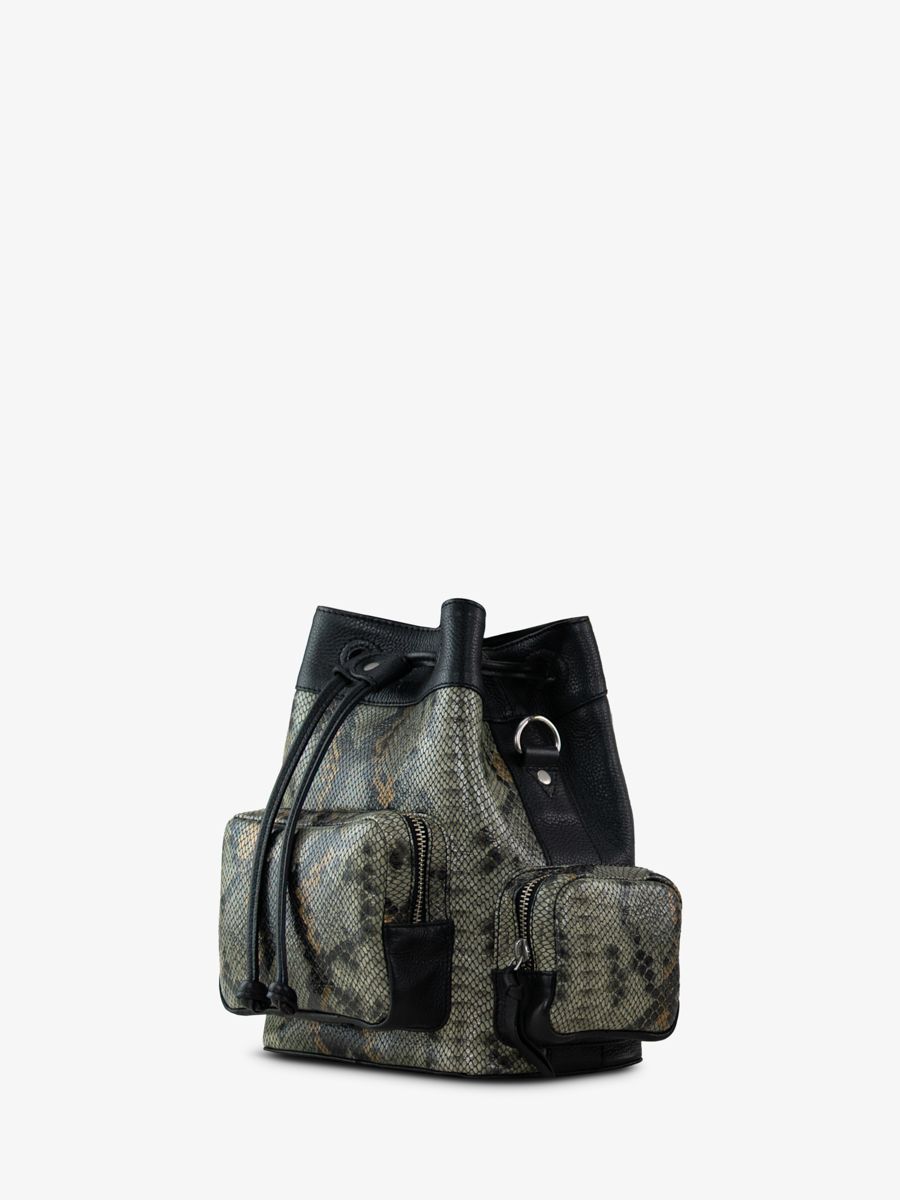 bucket-bag-leather-python-grey-black-leseau-90s-python-side-view-w57-p-gre-b