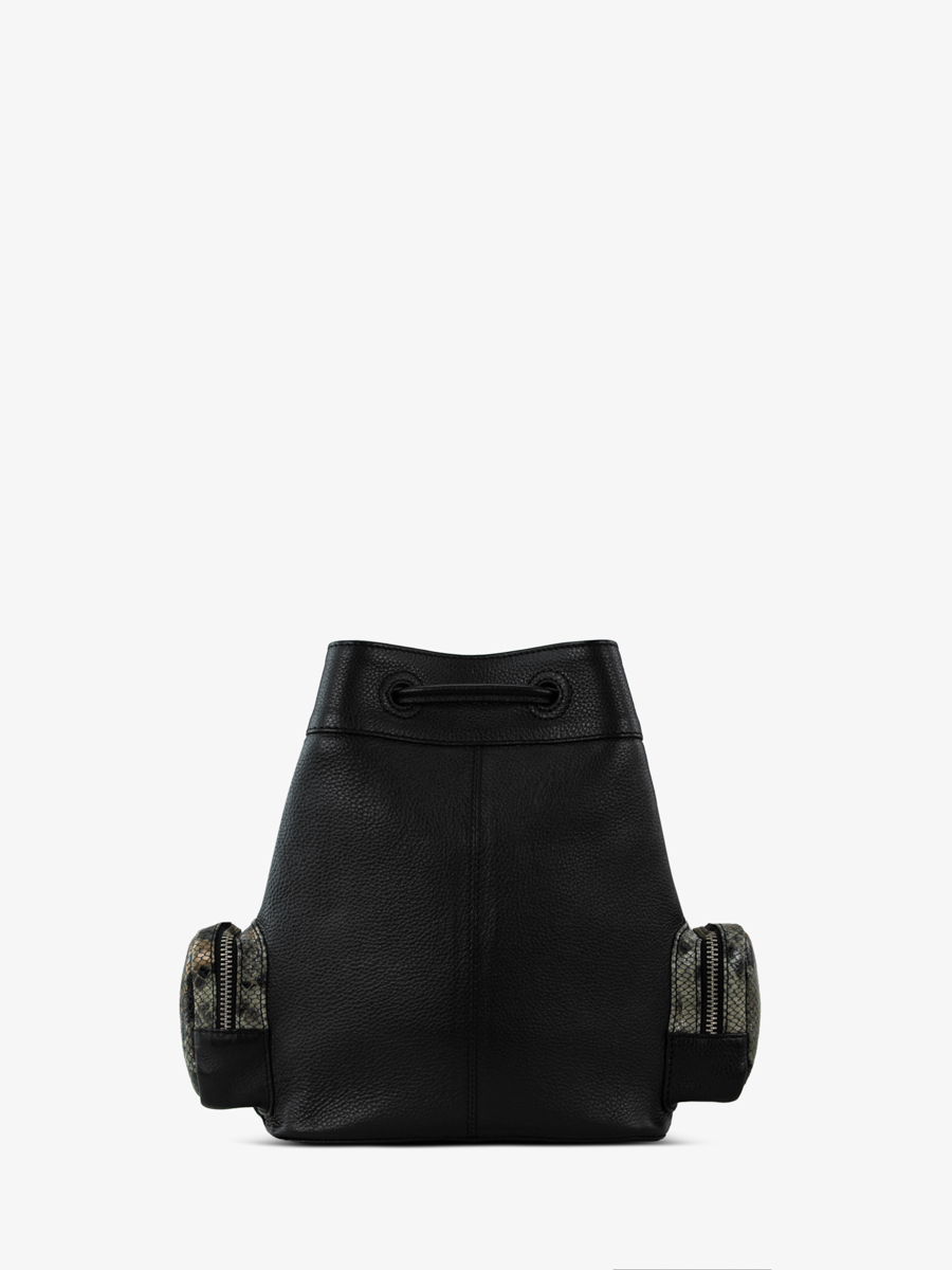 bucket-bag-leather-python-grey-black-leseau-90s-python-back-view-w57-p-gre-b