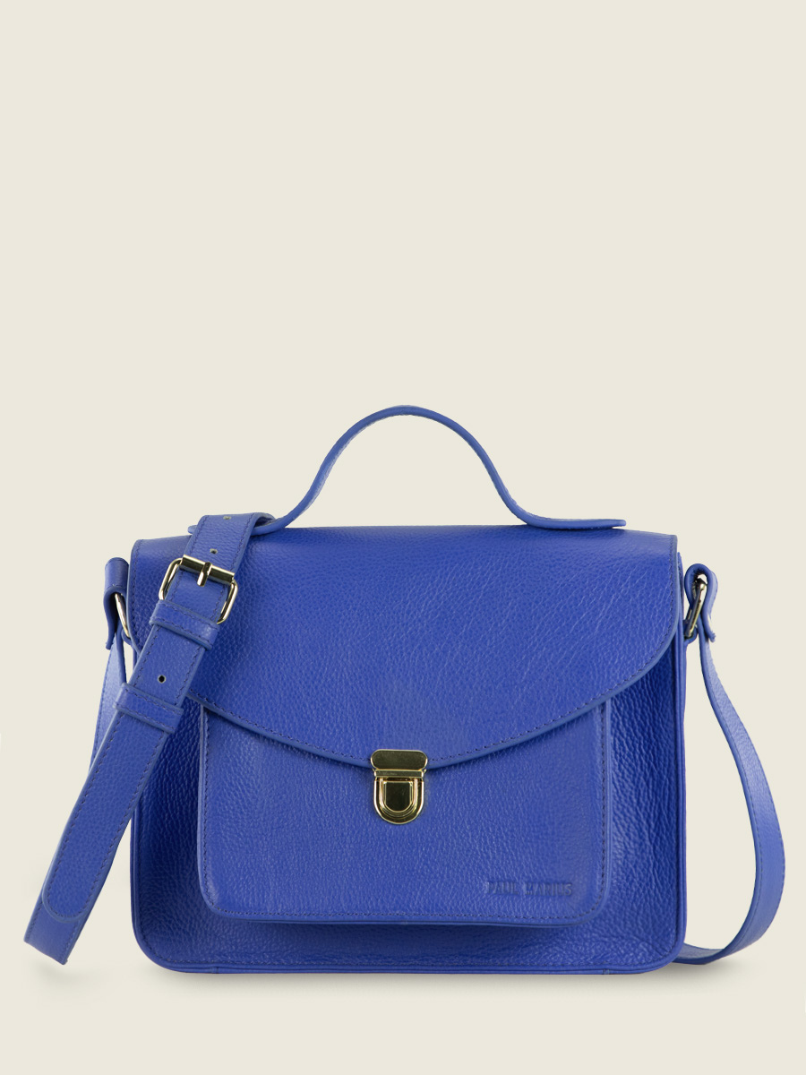 blue-leather-handbag-mademoiselle-george-azur-royal-blue-paul-marius-front-view-picture-w05-az-blu