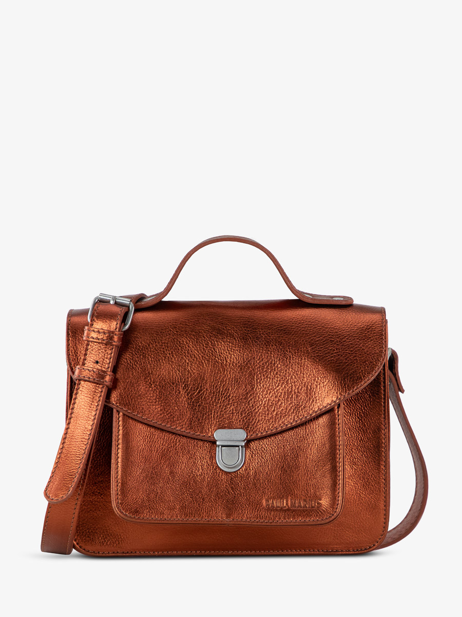 copper-leather-cross-body-bag-mademoiselle-george-ginger-paul-marius-front-view-picture-w05-m-o
