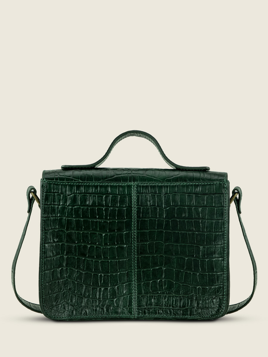green-leather-handbag-mademoiselle-george-heritage-malachite-paul-marius-back-view-picture-w05-cr-dg