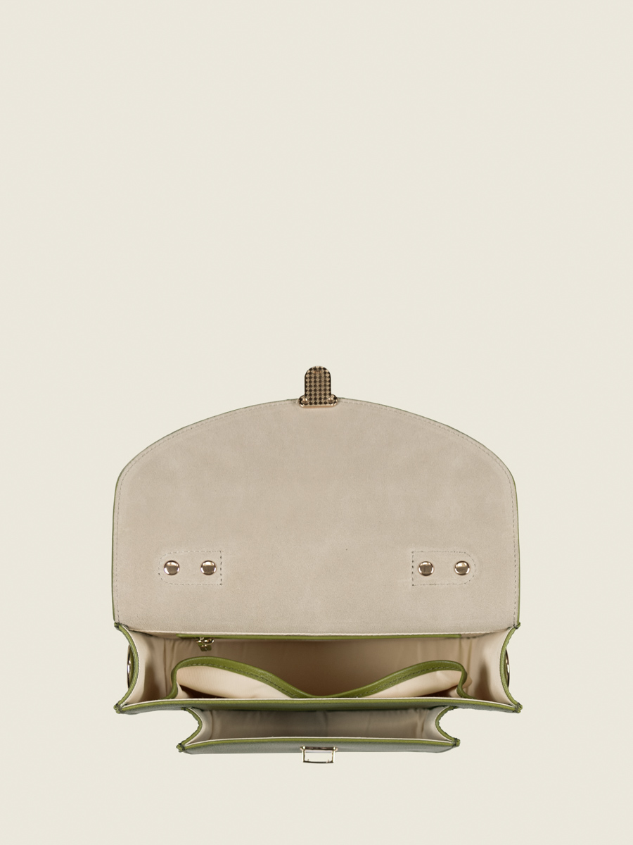 cross-body-bag-leather-mademoiselle-george-n2-olive-green-inside-view-w105-gr-o