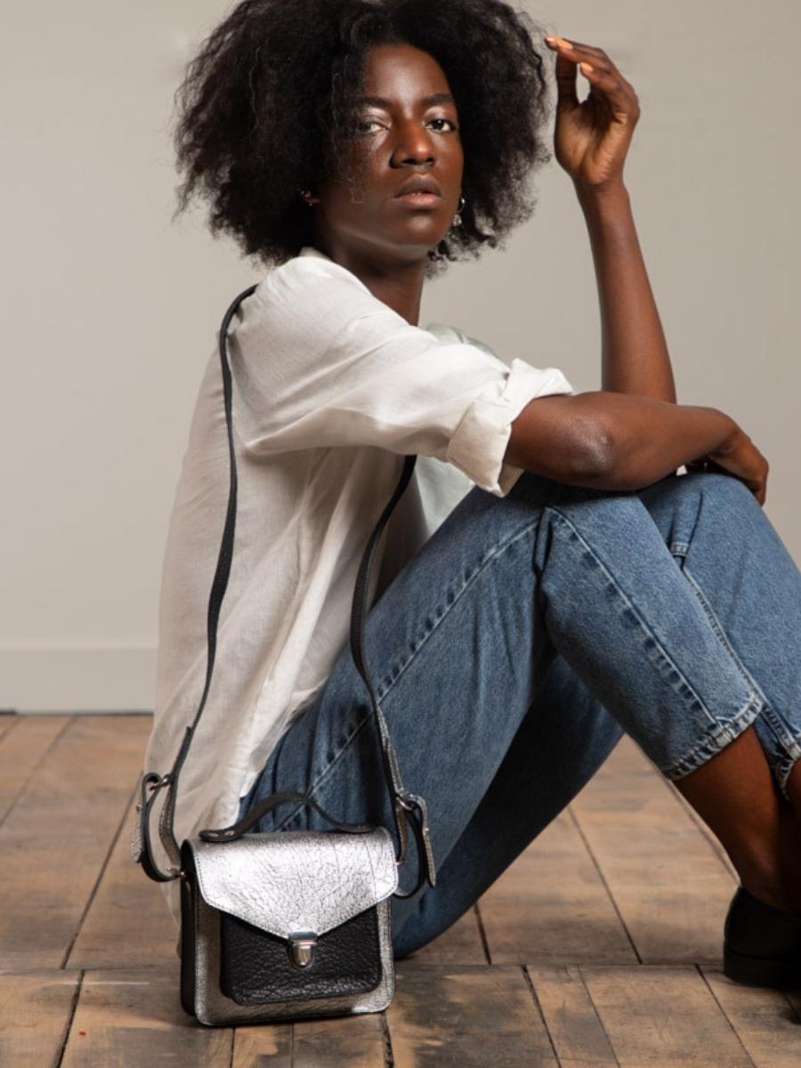 silver-black-leather-handbag-mademoiselle-george-xs-silver-black-paul-marius-focus-material-picture-w05xs-s-b