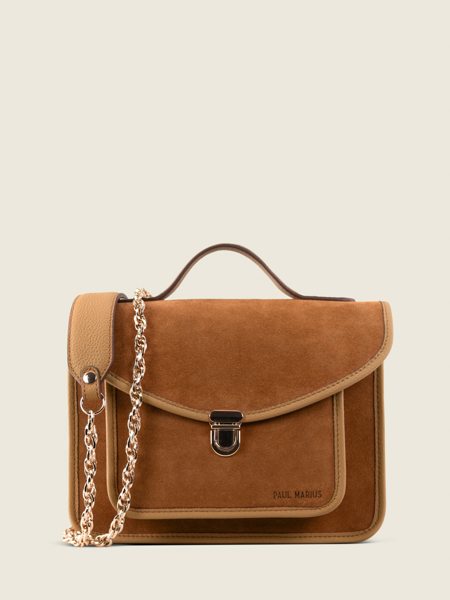 cross-body-bag-brown-leather-mademoiselle-george-n2-brick-front-view-w105-su-co