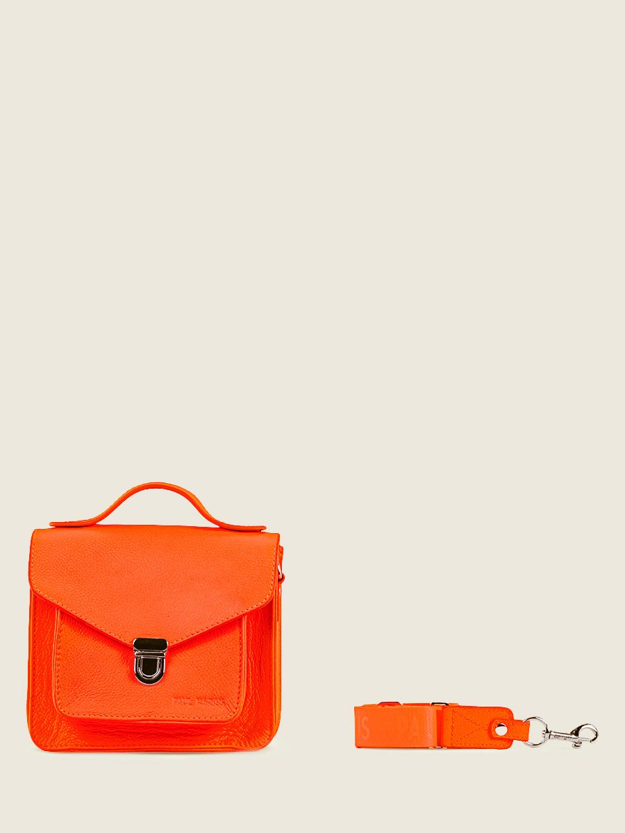 orange-leather-mini-cross-body-bag-mademoiselle-george-xs-neon-paul-marius-front-view-picture-w05xs-ne-o