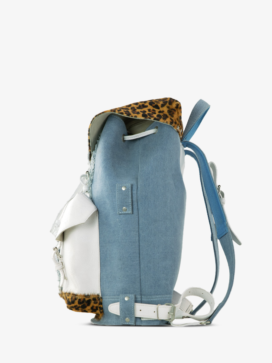 white-leopard-leather-backpack-for-women-back-view-picture-monlegionnaire-chimere-denim-white-paul-marius-bbp-ch-w-denim