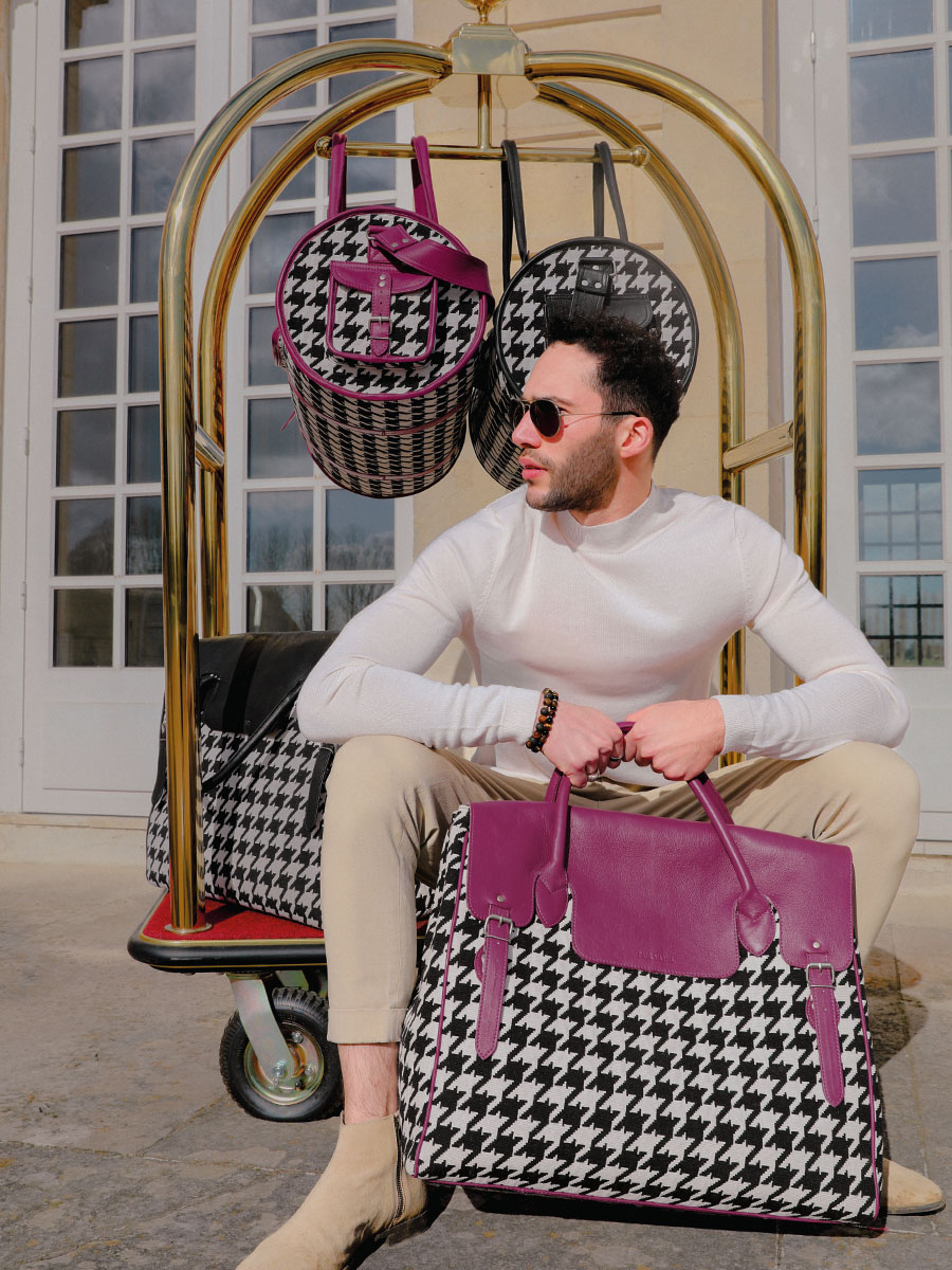 purple-leather-travel-bag-rouen-delhi-allure-zinzolin-paul-marius-front-view-picture-m105-hs2-zi