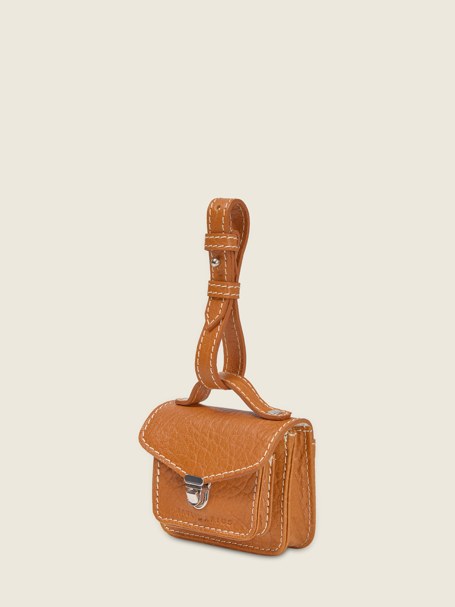 Natural Mademoiselle George Nano Bag Charm Wallet back view