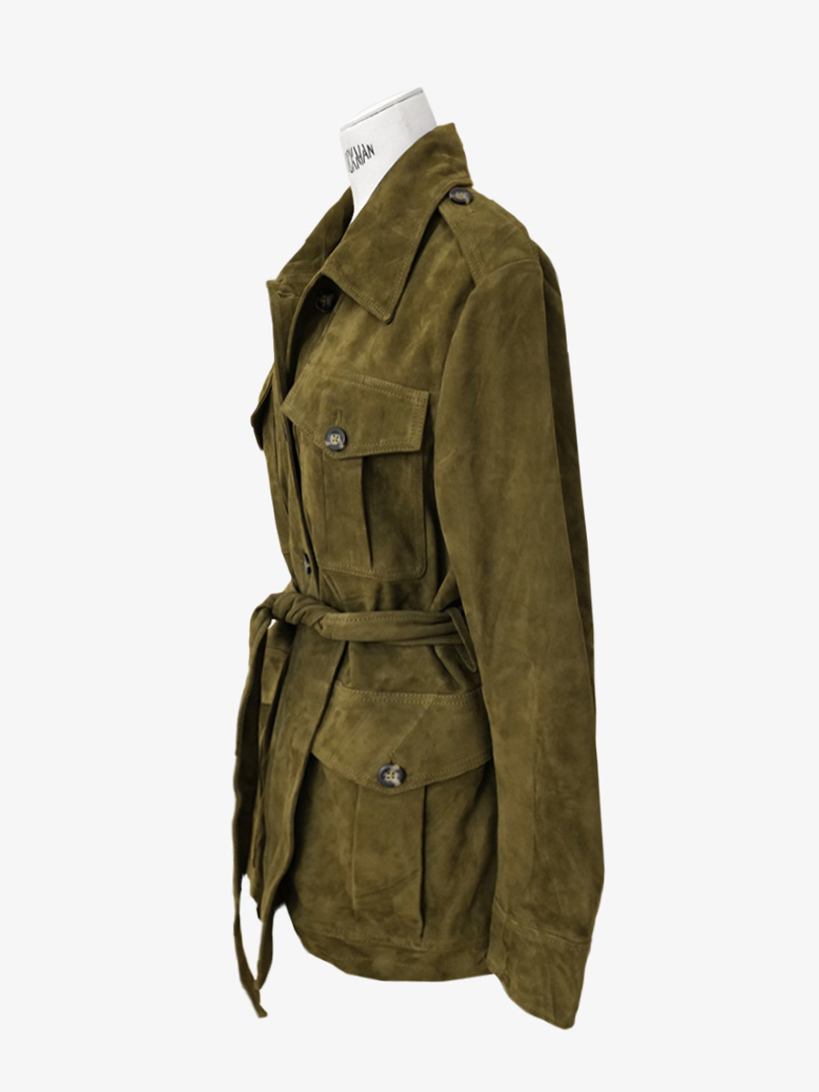 leather-safari-jacket-for-woman-rear-view-picture-lasaharienne-rodeo-khaki-paul-marius