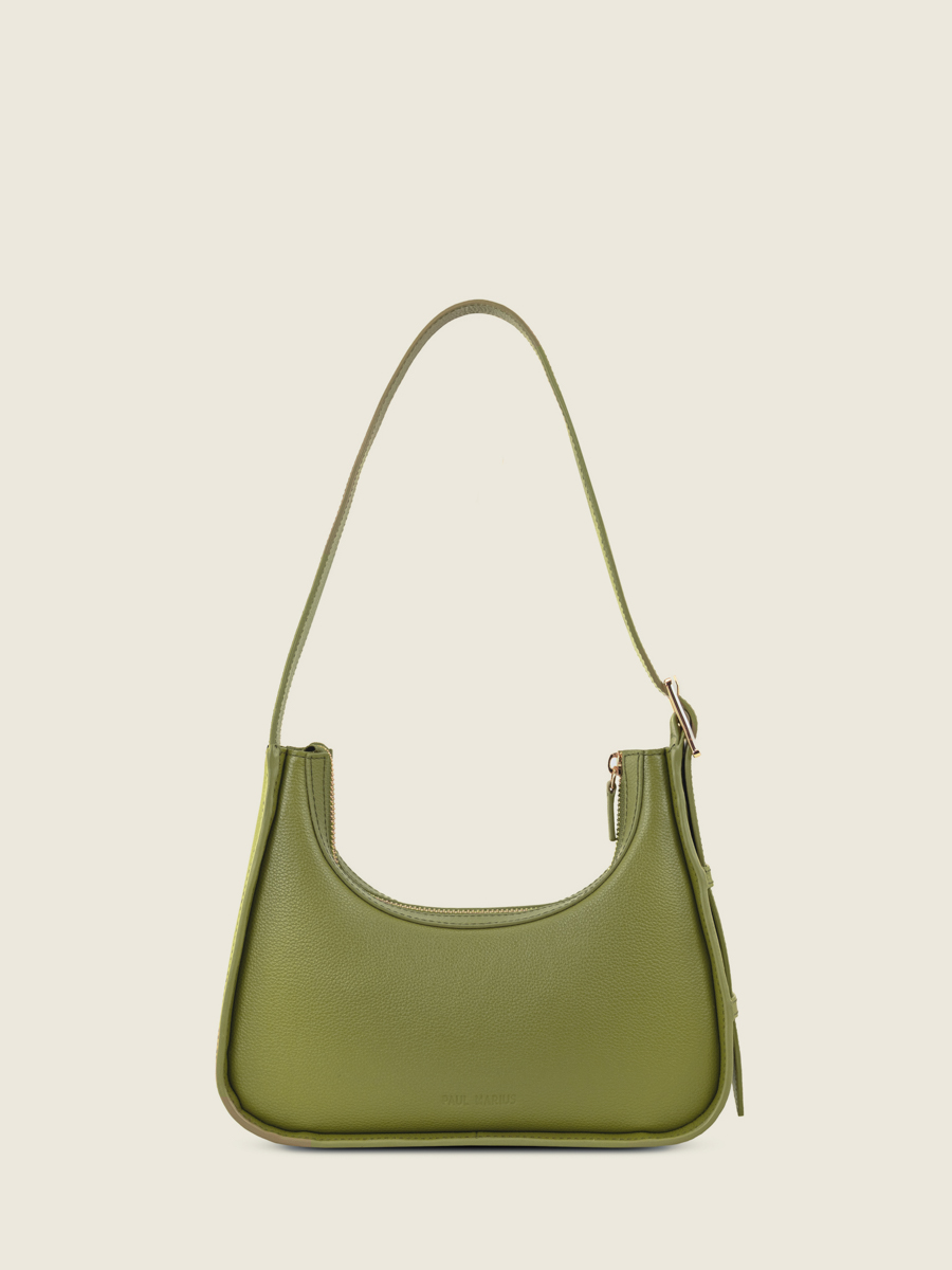 mini-baguette-bag-leather-victoire-xs-olive-green-front-view-w54xs-gr-o