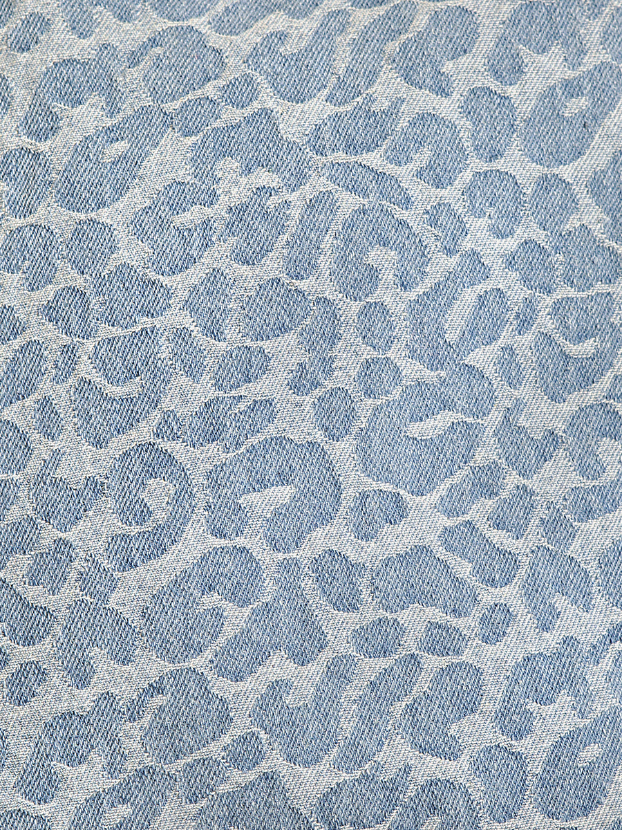 Denim leopard crossbody bag Loulou - Denim / Leopard focus material photo