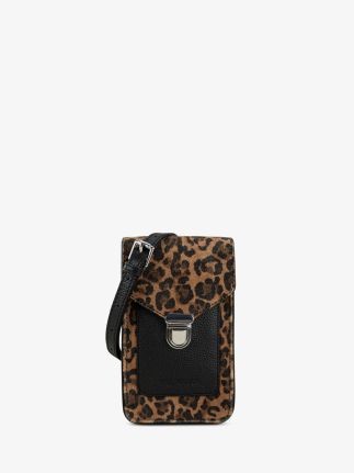 LePorte-Téléphone Leopard - Black