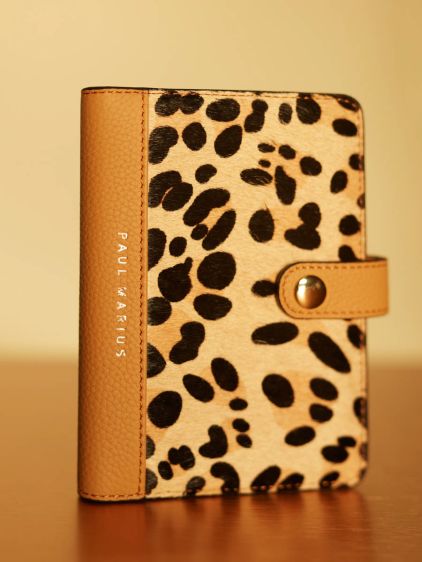 LePortefeuille Jeanne Leopard - Beige