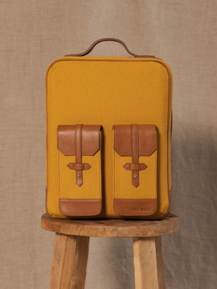 Urbain - Light Brown / Saffron Canvas