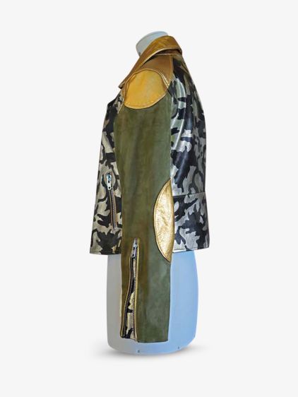 LePerfecto - Khaki Gold Canvas Camouflage