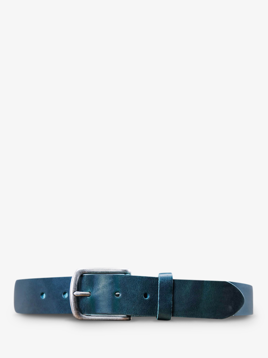 leather-belt-blue-front-view-picture-laceinture-magnifique--35mm-peacock-blue-paul-marius-3760125339696