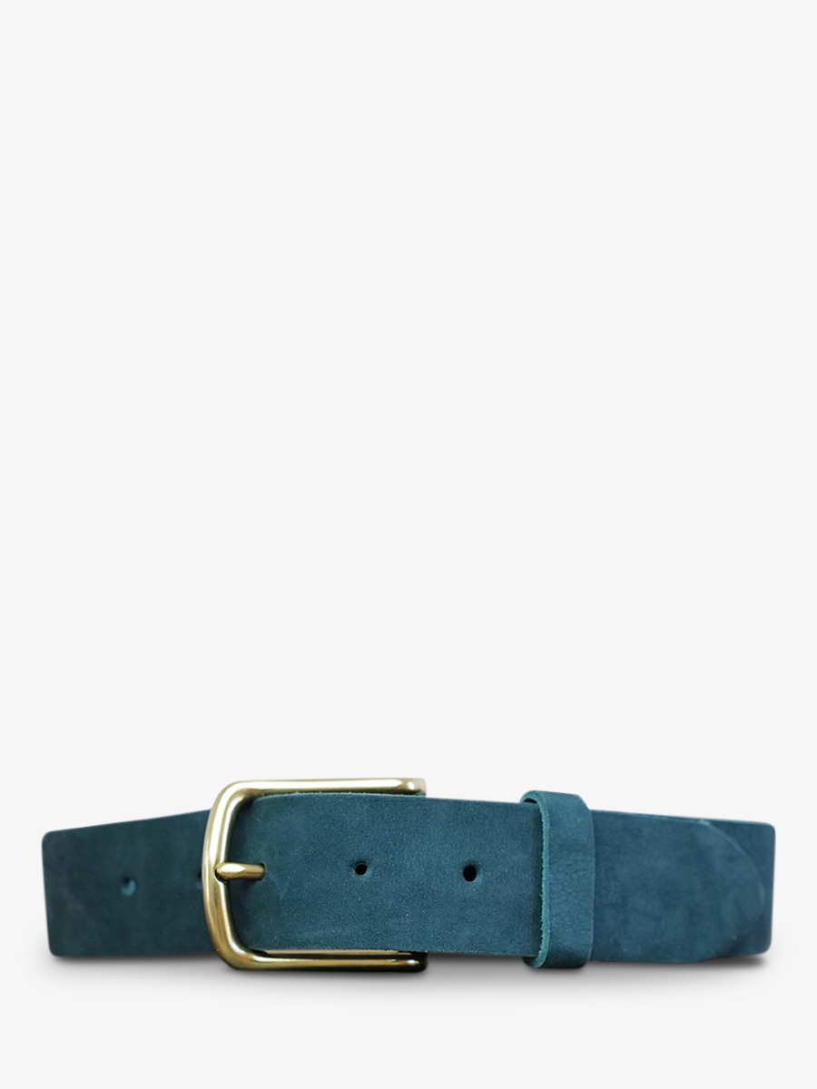 leather-belt-blue-front-view-picture-laceinture-magnifique-nubuck--35mm-pool-blue-paul-marius-3760125339818