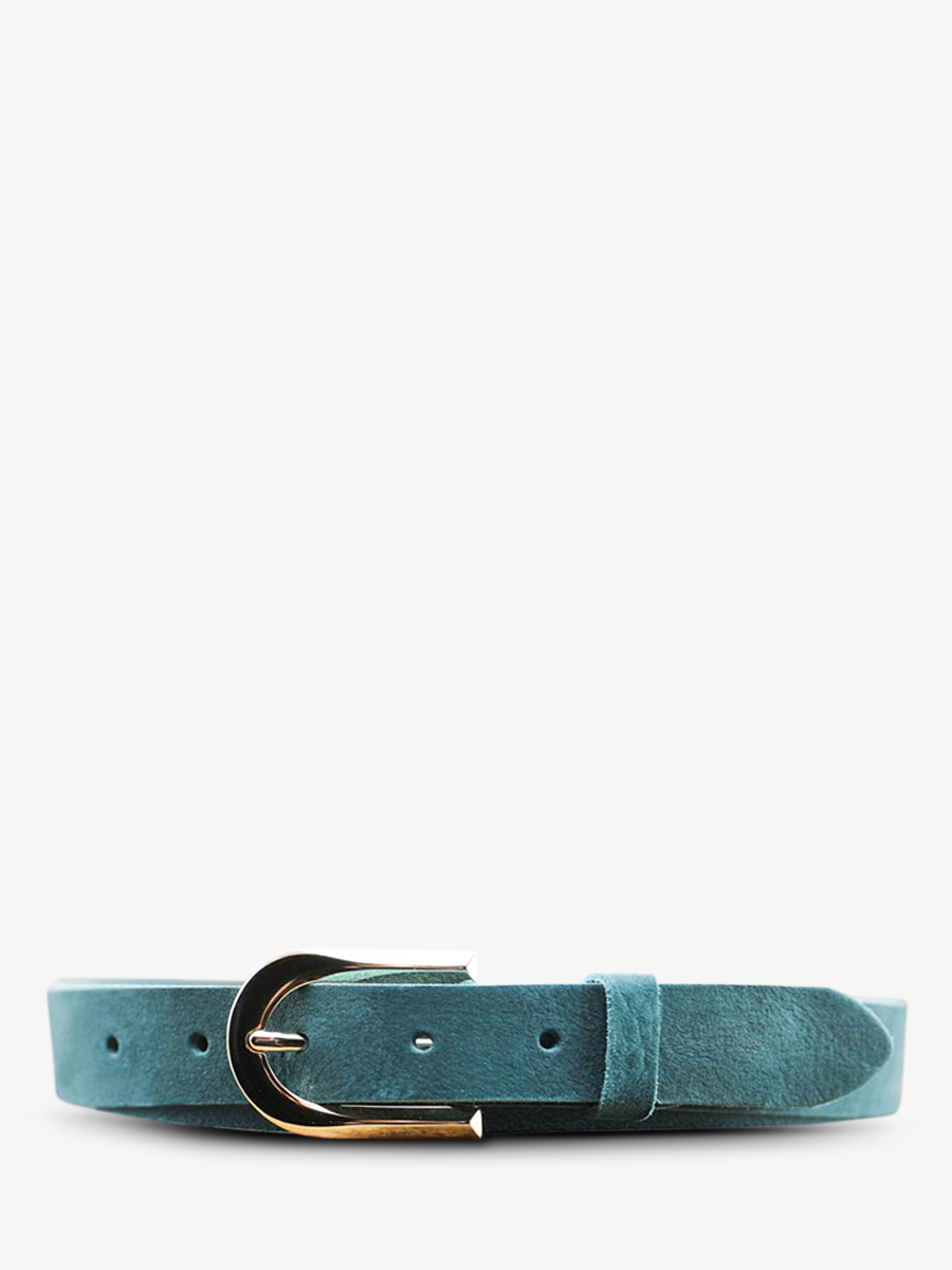 leather-belt-blue-front-view-picture-laceinture-magnifique-nubuck--25mm-pool-blue-paul-marius-3760125342719