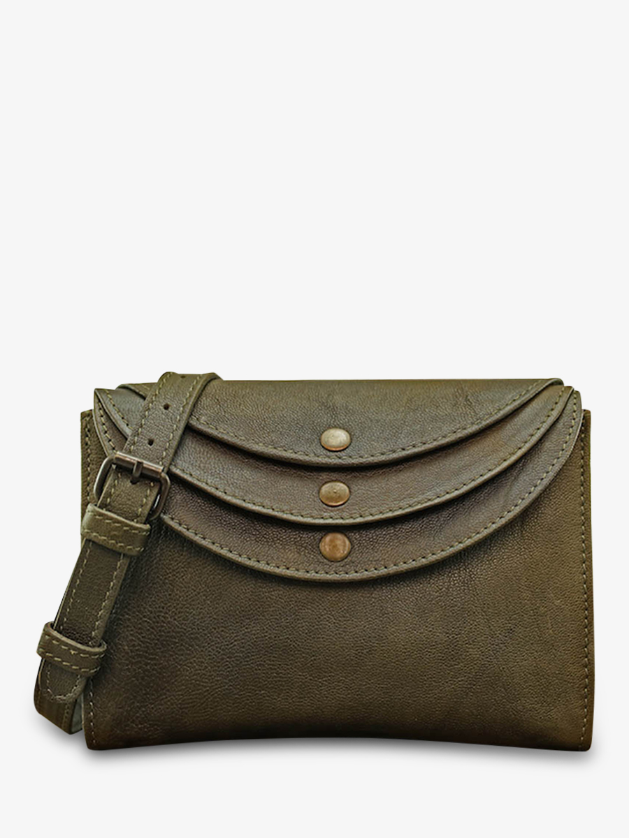 shoulder-bags-for-women-khaki-front-view-picture-laminaudiere-oily-khaki-paul-marius-3760125336381