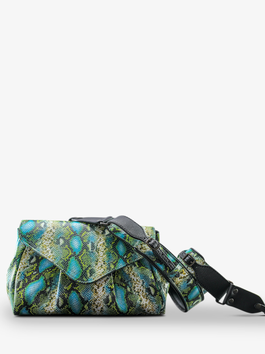 paulmarius-leather-shoulder-bag-blue-green-front-view-picture-suzon-m-python-agate-paul-marius-3760125350820