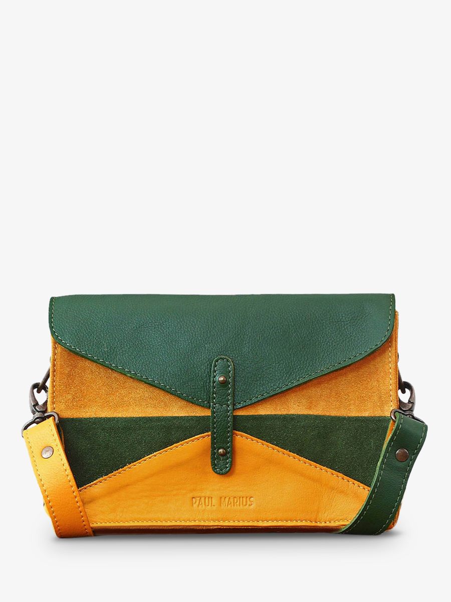 hand-bag-for-woman-khaki-yellow-front-view-picture-lepapillon-khaki-saffron-paul-marius-3760125332277