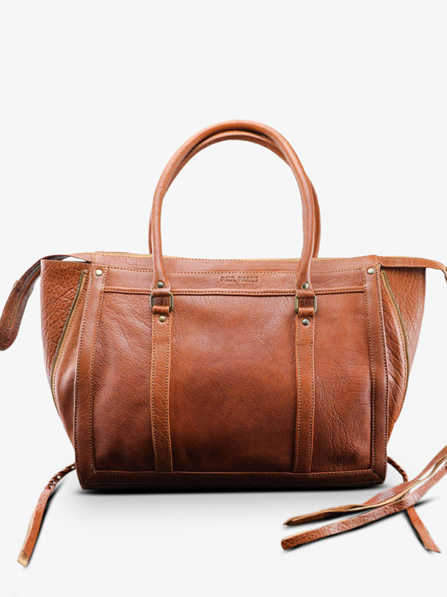 leather-hand-bag-for-women-brown-front-view-picture-lerive-droite--l-light-brown-paul-marius-3760125341347