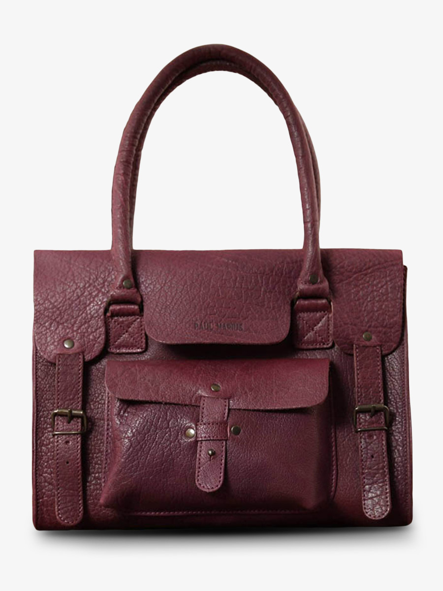 leather-shoulder-bag-for-woman-purple-front-view-picture-lerive-gauche--m-plum-paul-marius-3760125333199