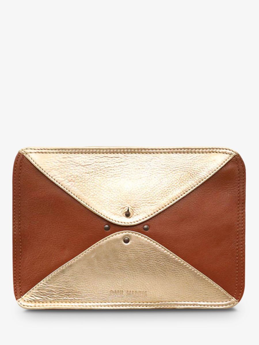 shoulder-bag-for-woman-brown-gold-front-view-picture-legraphique-light-brown-gold-paul-marius-3760125335452