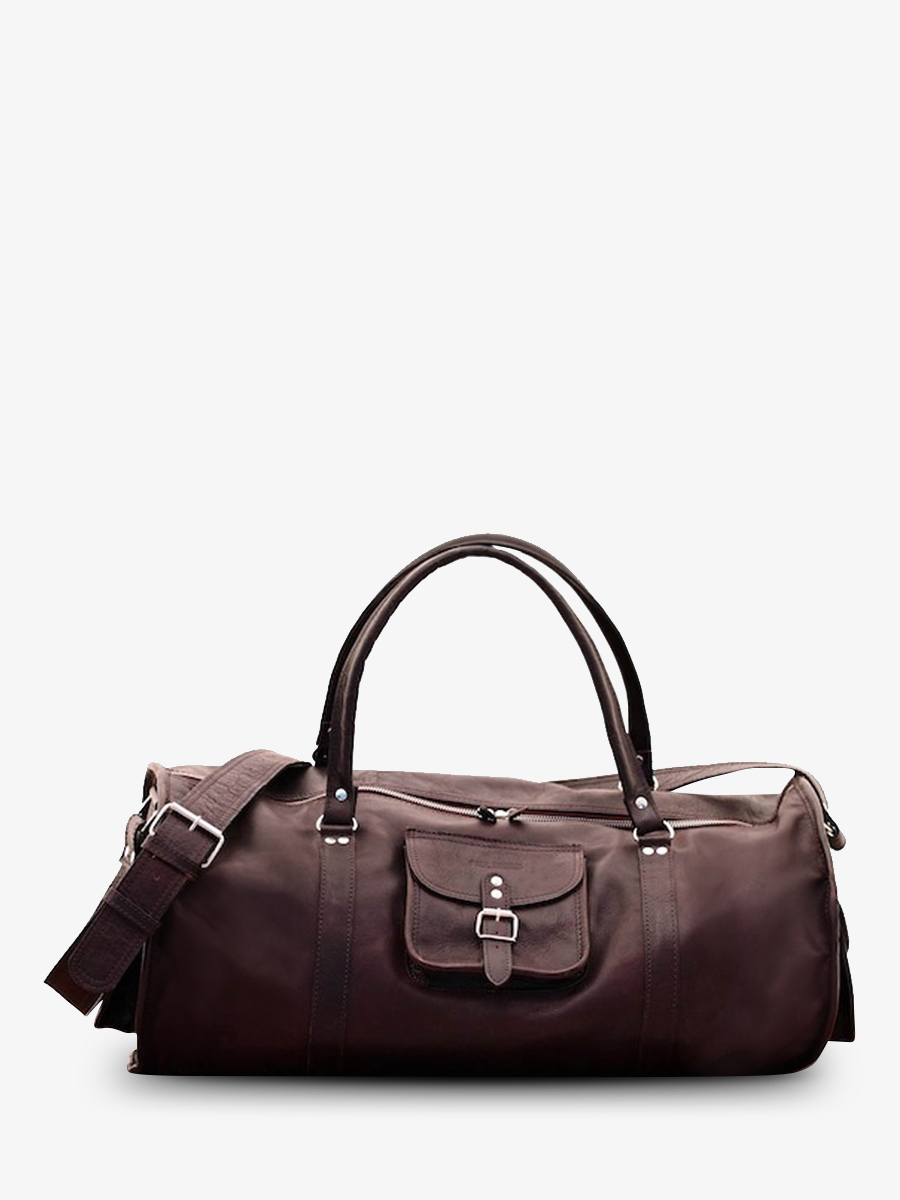 leather-travel-bag-black-front-view-picture-levoyageur--xl-indus-paul-marius-3770003007418