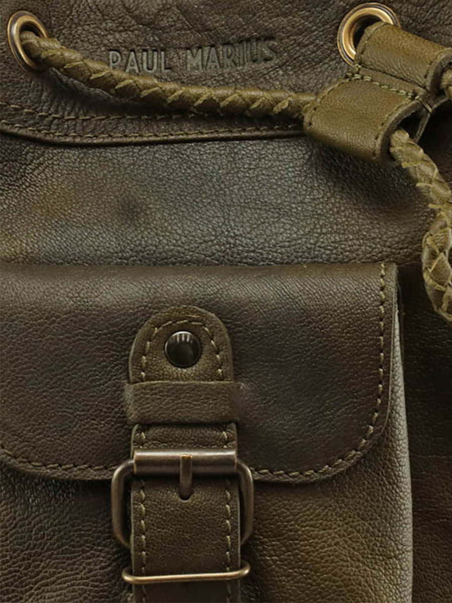 handbag-for-woman-khaki-matter-texture-leflâneur-oily-khaki-paul-marius-3760125336411