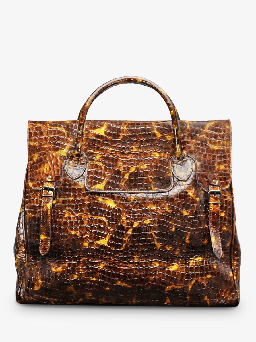 big-leather-travel-bag-for-men-silver-front-view-picture-rouen-delhi-caiman-amber-silver-paul-marius-3760125341484