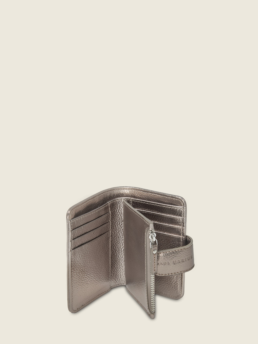 Silver wallet Valentine - Steel ambient view