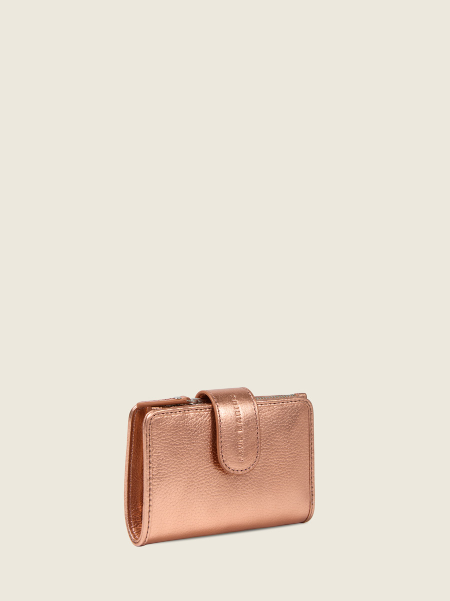 Rose gold wallet Valentine - Rose Gold back view