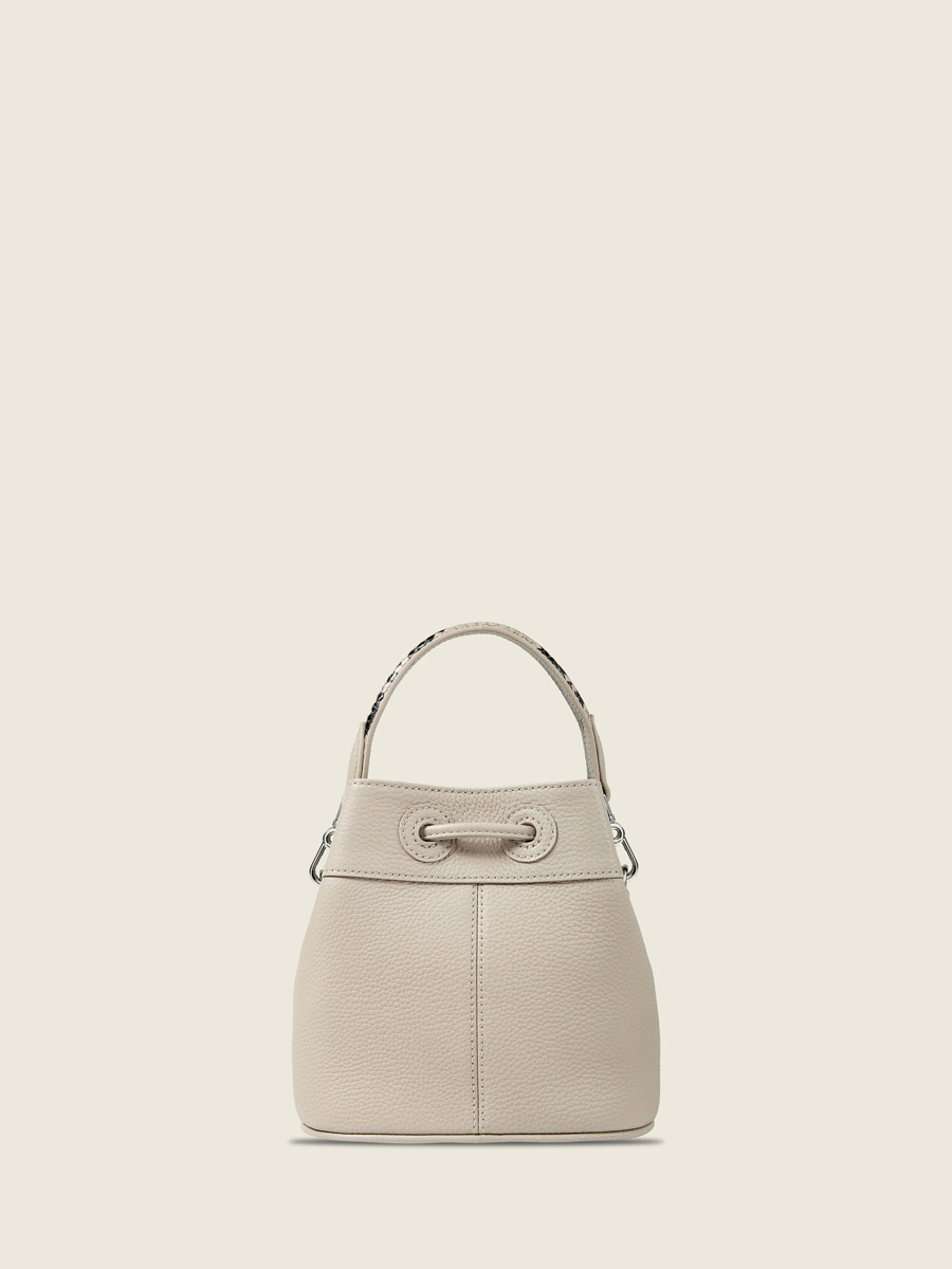 Small bucket galet python handbag Capucine XS Python - Galet ambient view