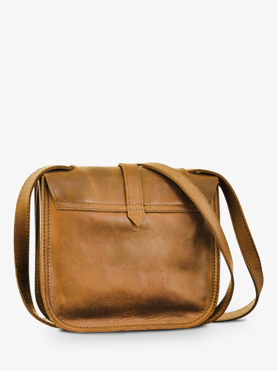 leather-shoulder-bag-for-woman-brown-side-view-picture-lagibeciere-oiled-honey-paul-marius-3760125355504