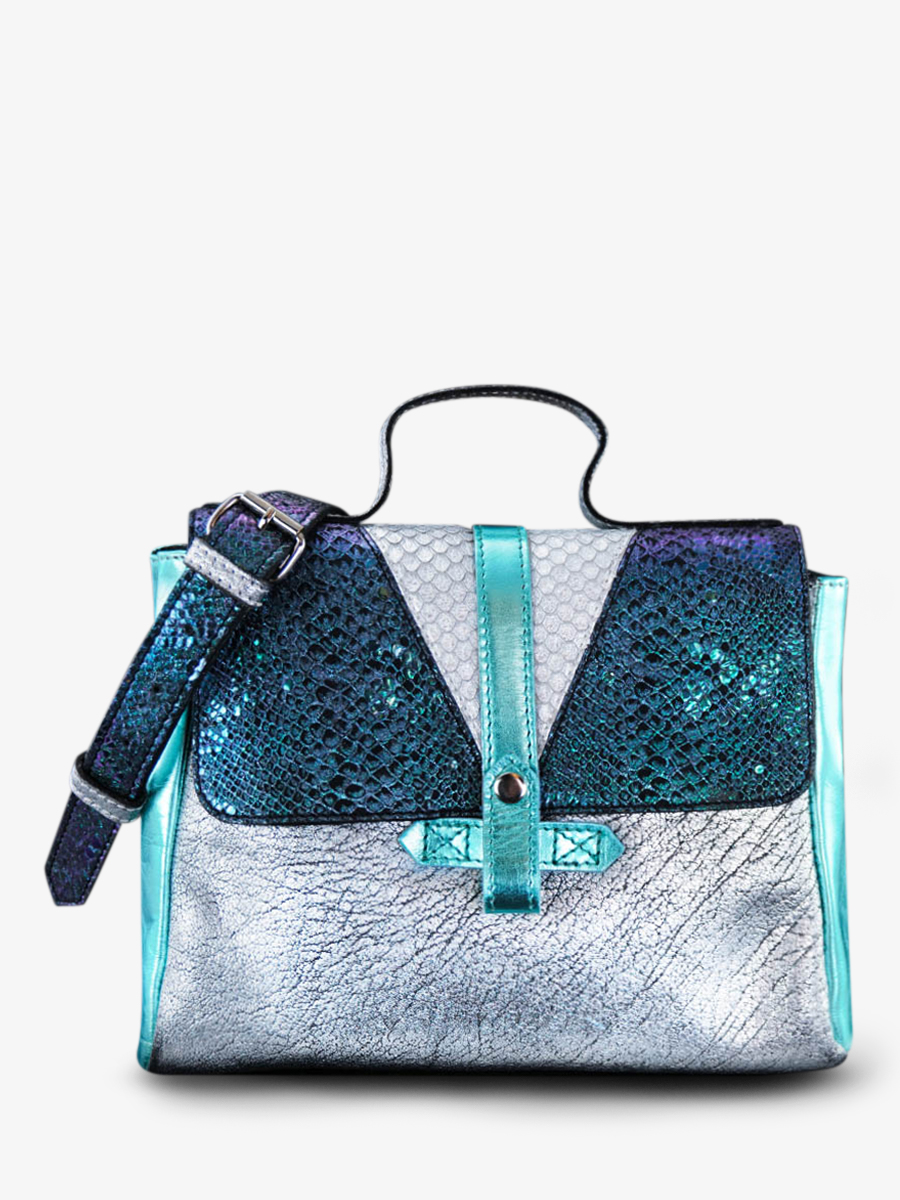 shoulder-bag-for-woman-blue-white-front-view-picture-lecorneille-chimere-polar-paul-marius-3760125346021