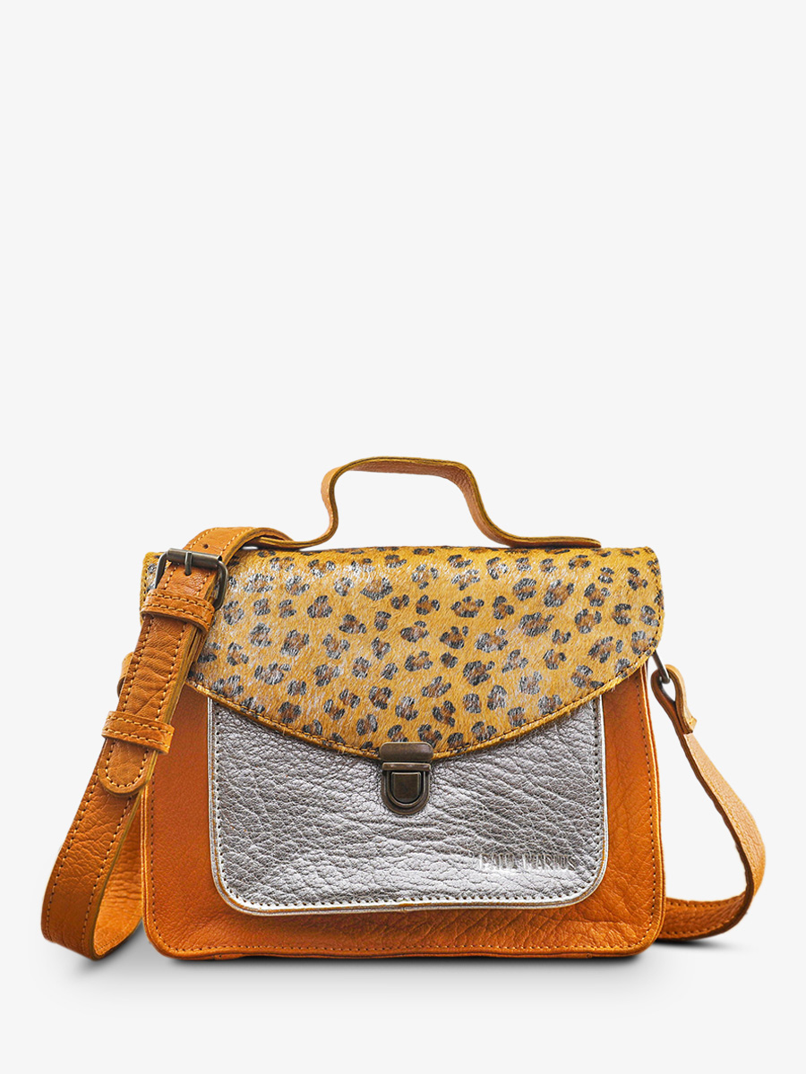 leather-hand-bag-for-woman-yellow-silver-front-view-picture-mademoiselle-george-leopard-saffron-silver-paul-marius-3760125337432