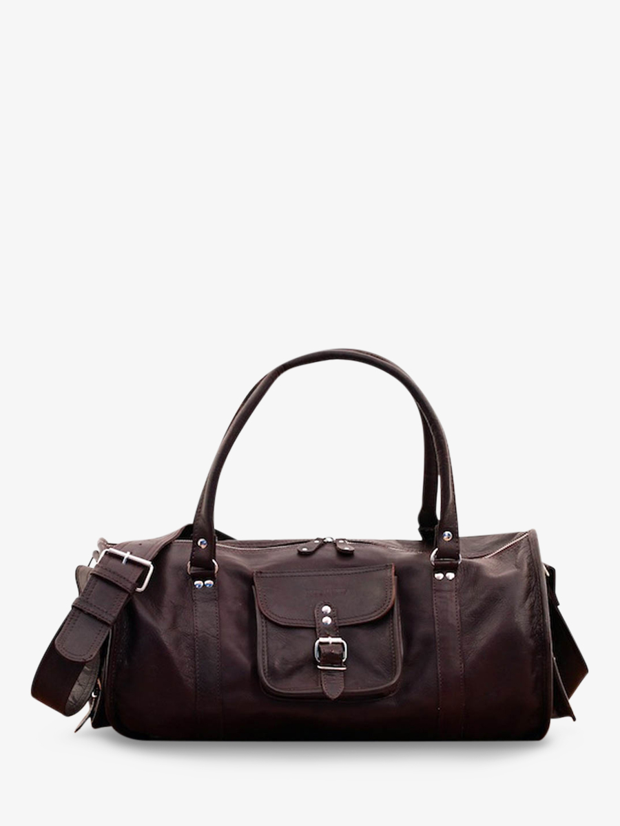 leather-cabin-travel-bag-black-front-view-picture-levoyageur--l-indus-paul-marius-3770003007425